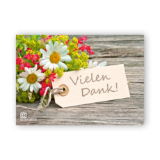 Billett "Danke"